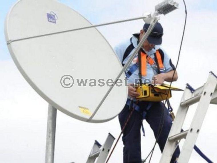 Dubai satellite installation  Al Warqa Mirdiff Muhaisnah  2
